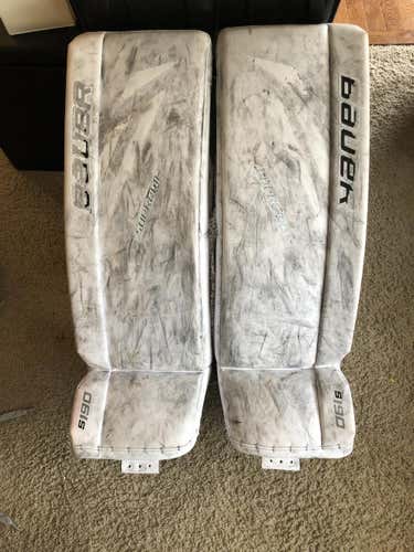 Used 32"+1 Bauer S190 Goalie Leg Pads (Int Lg)