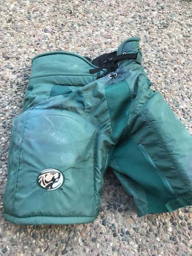 Green Used Medium CCM HP35 Pro Stock Hockey Pants