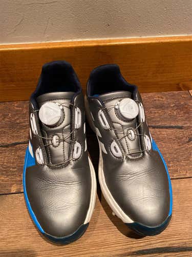 Gray Kid's  Adidas Golf Shoes