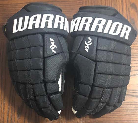 Boston Bruins Warrior AX1 pro 13.5” Pro Stock Gloves