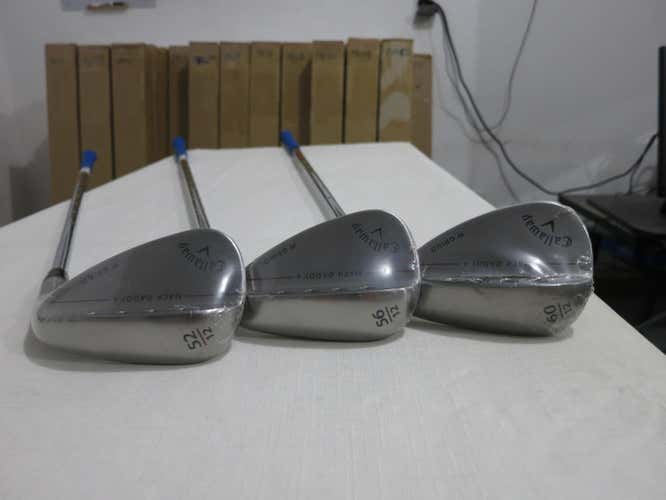 Callaway Mack Daddy 4 Oil Wedge Set MD4 - 52* - 56* - 60* - Stiff Steel - NEW