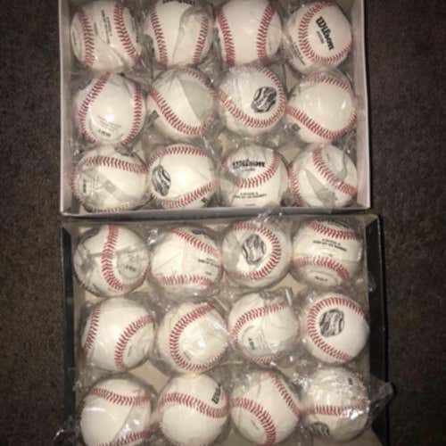 2 Dozen New Wilson Baseballs