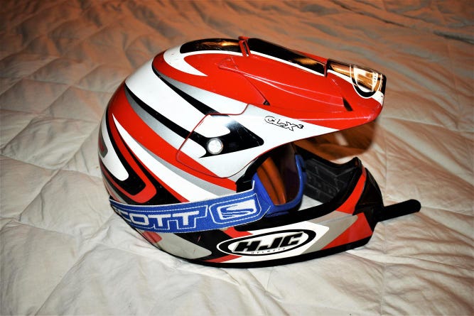 HJC CL-X3 Motocross Helmet w/Goggles, XX-Small