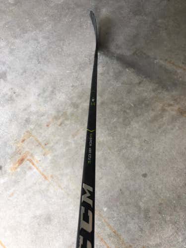 Used Senior CCM Right Handed RibCor Pro 3 PMT Hockey Stick Toe Pattern P28 75 Flex