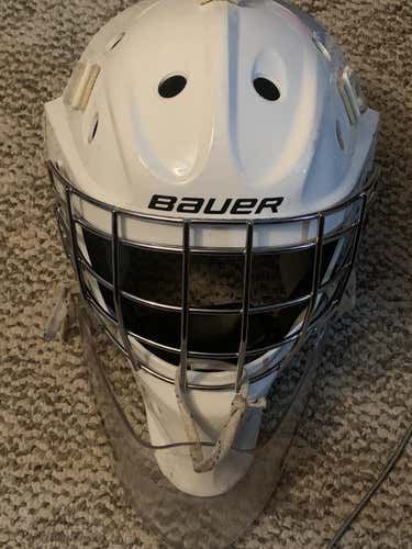 Junior Bauer NME 4 Goalie Mask Hecc certified
