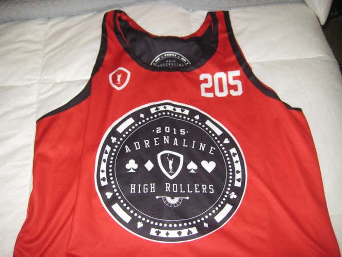 Adrenaline High Rollers lacrosse jersey reversible men's NEW L/XL
