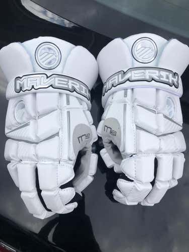 Maverik M3 Gloves NEW size Large 13” white