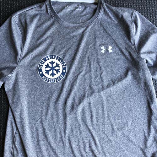 Under Armour Athletic KHL Hockey Workout Gym Shirt Large