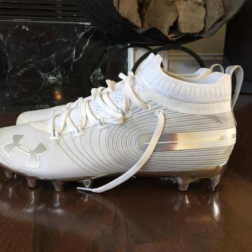 Under Armour Spotlight White Men's Size 11.5 Low Cleats