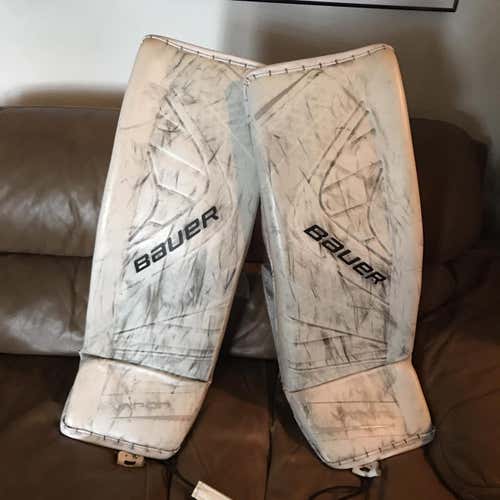 Bauer Vapor 1X 34+1 Pro Goalie Leg Pads w/ Pro Laces