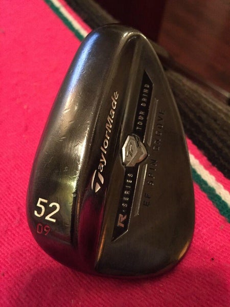 TaylorMade TP EF Spin Groove Tour Wedge 52* 09 Black Smoke UST Recoil F4 35 1/2”