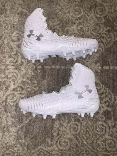 UNDER ARMOUR LACROSSE CLEATS SHOES Size 8 1297347-104