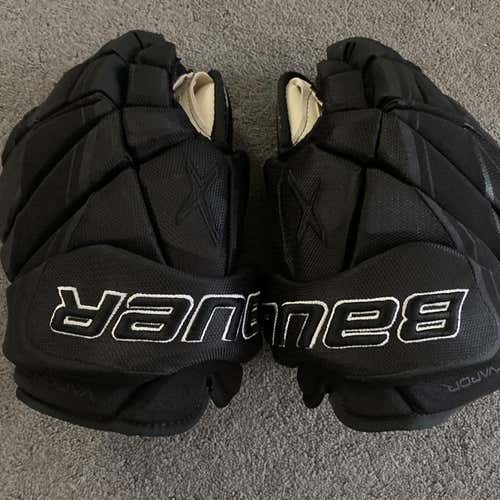 Black Used Bauer Bauer Vapor 1x Lite Pro 13"  Gloves
