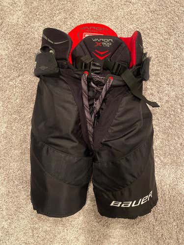 Black Used Junior Large Bauer Bauer Vapor X900 Lite Hockey Pants