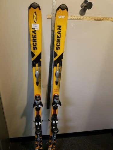 Salomon Scream Skis With Bindings Salomon Power Axe Energy 2 Size 176 Cm