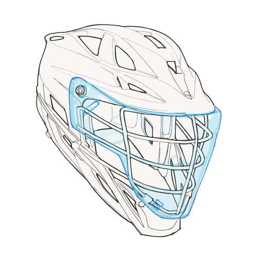 Cascade Lacrosse Adult Face Shield 3 - Pack (NEW)