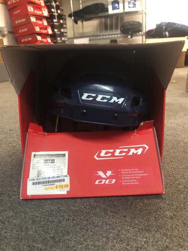 Blue New Medium CCM Vector V08 Helmet