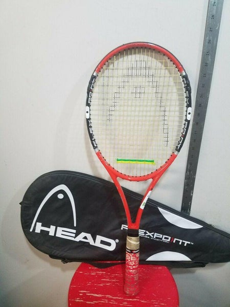 Head Flexpoint Tennis Racket With Cover Size 4.5 In