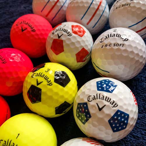 25 COLORFUL CALLAWAY BALLS