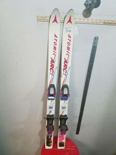 Atomic Arc Rider Skis With Bindings Salomon Size 110cm