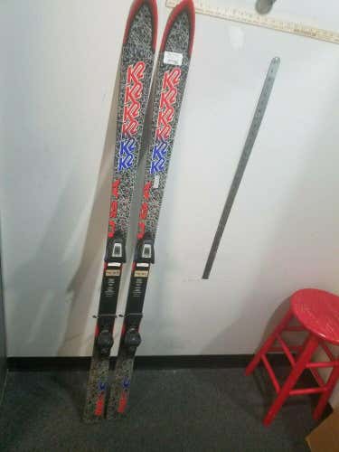 K2 Skis With Bindings Salomon Size 168 cm