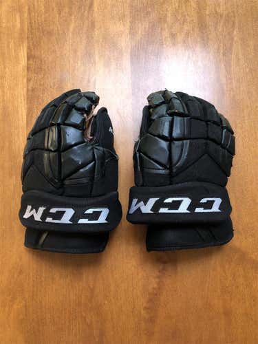 Black Used CCM HGP14 14" Pro Stock Gloves
