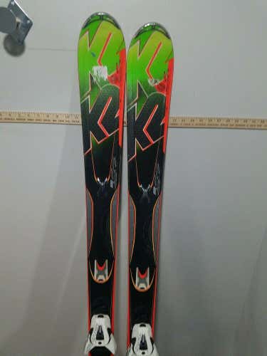 K2 Skis Amp With Bindings Salomon Size 181cm