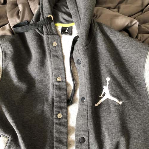 Gray Men's Medium Air Jordan Jacket