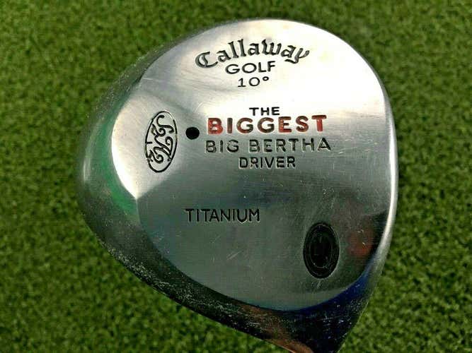 Callaway Biggest Big Bertha Ti Driver 10* RH / TT EI-70 X-Flex Graphite / mm4728