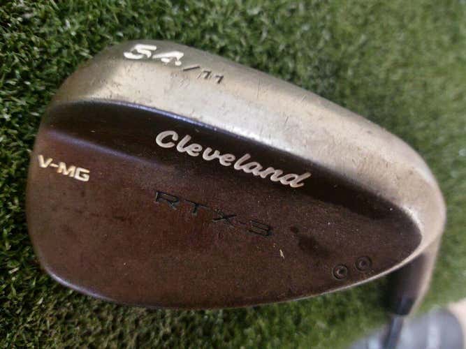 Cleveland RTX-3 V-MG Raw 54 Degree Sand Wedge SW 54.11