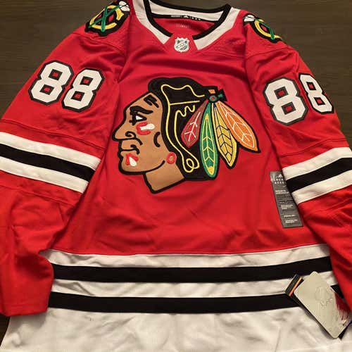 Authentic Adidas Chicago Blackhawks Patrick Kane Size 50 Adidas Pro Stock Jersey
