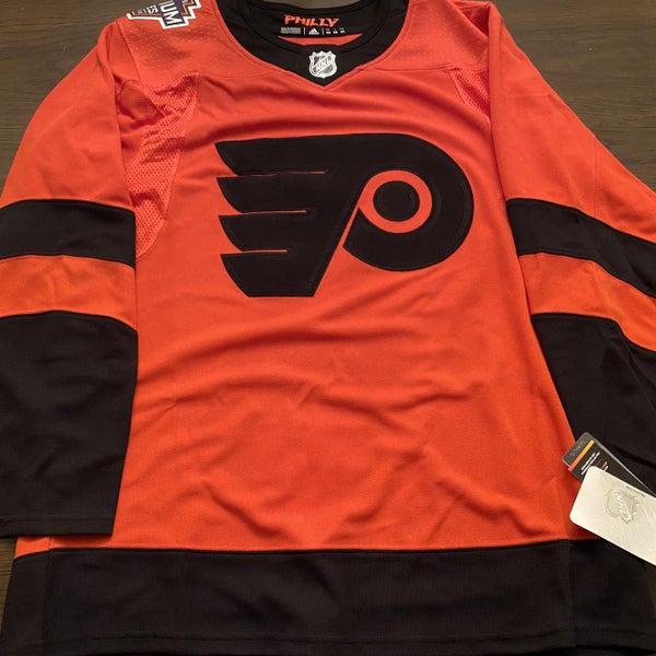 Authentic NWT Philadelphia Flyers Winter Classic Men's Size 46 Adidas Pro Stock Jersey