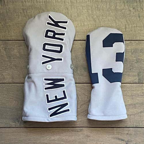 Handmade New York Yankee Driver & Fairway Head Cover