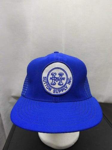 Vintage Sutton Supply Company Reynolds Mesh Trucker Snapback Hat