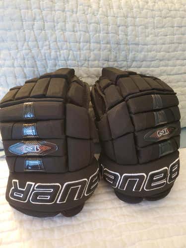 Black New Senior Bauer Nexus 1N Gloves 13"