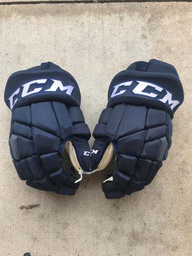 Blue Used CCM HGTK 13" Pro Stock Gloves Colorado Avalanche Stock