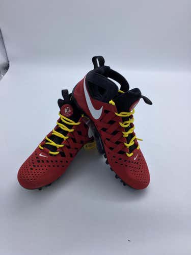 Red & Black Nike Men's Hurache Molded Cleats