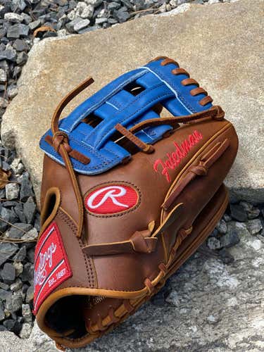 Barely Used Brown/Blue Rawlings Heart of the Hide 11/5" Glove