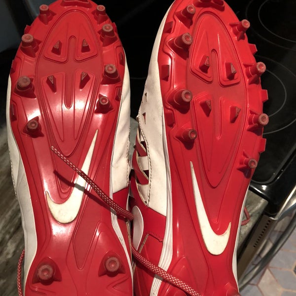 Red Adult Molded Cleats Nike Cleats