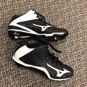Black Men's Size 9.0 (Women's 10) Mizuno