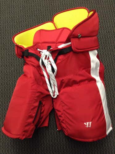Warrior Franchise Custom Pro Hockey Pants Medium Boston University Terriers Used 2 (1501)