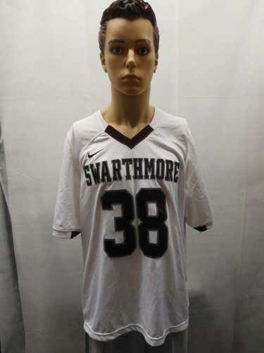 Game Uses Swathmore College Lacrosse Patrick Hackling Nike Jersey XL NCAA