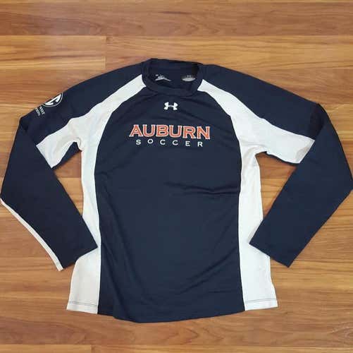 Under Armour AUBURN UNIVERSITY Cold Gear Team Issue SEC 2008 Soccer Champs Top Sz M