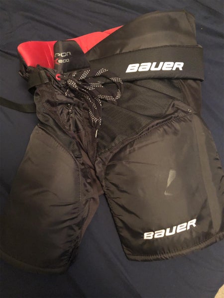 Black Used XL Bauer Vapor X800 Hockey Pants