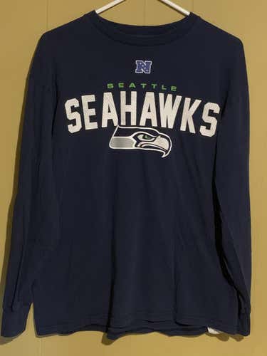 Seattle Seahawks Authentic NFL Apparel Size Medium Large Shirt