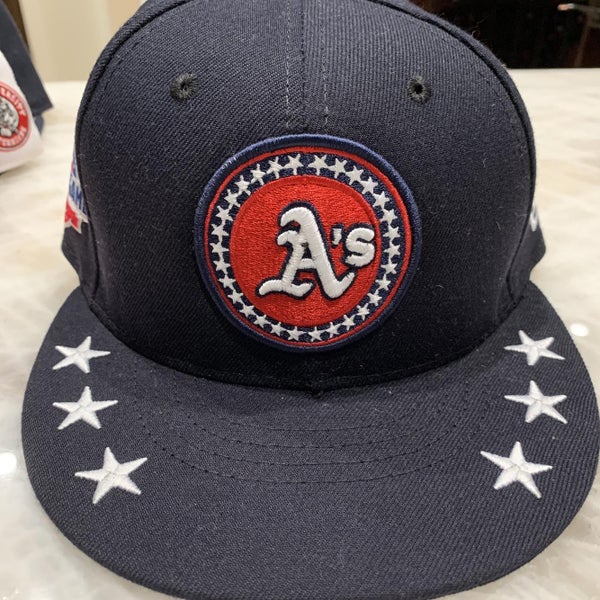 Men's New Era Navy Athletics 2018 Limited Edition All Star Game 59FIFTY Fitted Hat Size 7 | SidelineSwap
