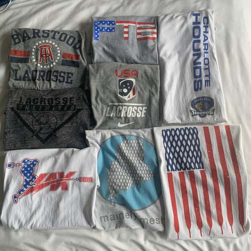 Bundle: LOT of Lacrosse Shirts and Adrenaline Tropics Kit