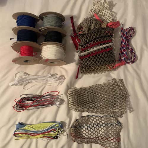 LOT of Lacrosse Stringing Supplies