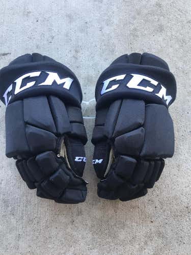 Black Used CCM HGTKPP 14" Pro Stock Gloves Colorado Avalanche Stock