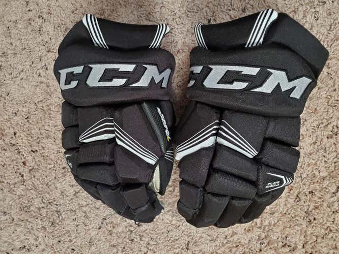 Black Used CCM Tacks 7092 Gloves 13"